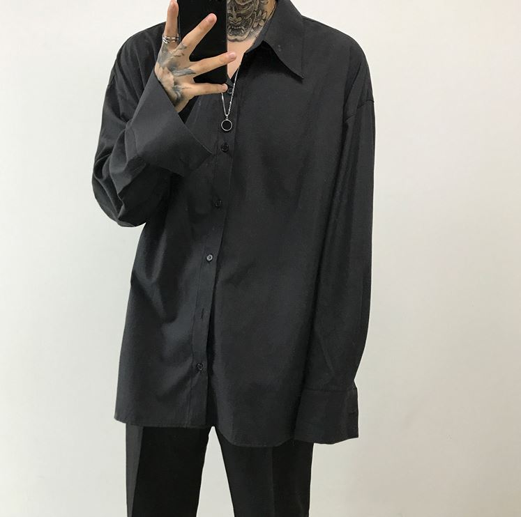 RT No. 2819 LOOSE BASIC COLLAR SHIRT