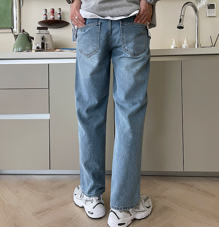 RT No. 4377 WIDE STRAIGHT JEANS