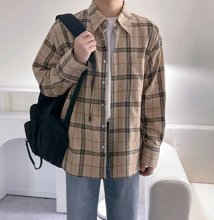 RT No. 4275 PLAID COLLAR SHIRT