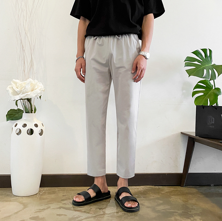 RT No. 1765 LINEN ANKLE PANTS