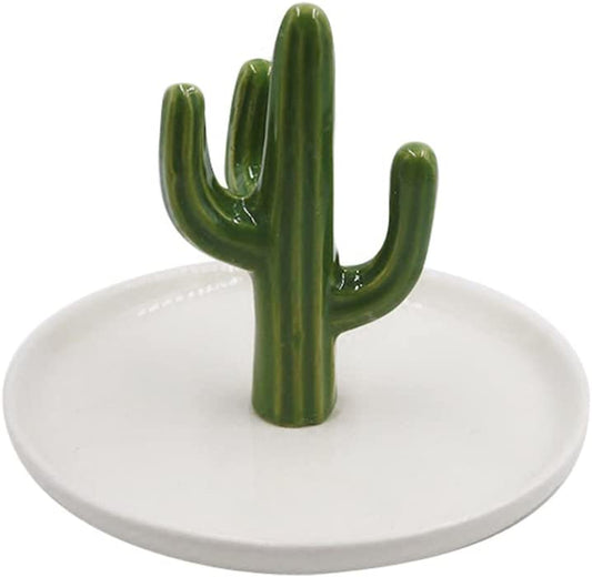 Ceramic Cactus Ring Holder