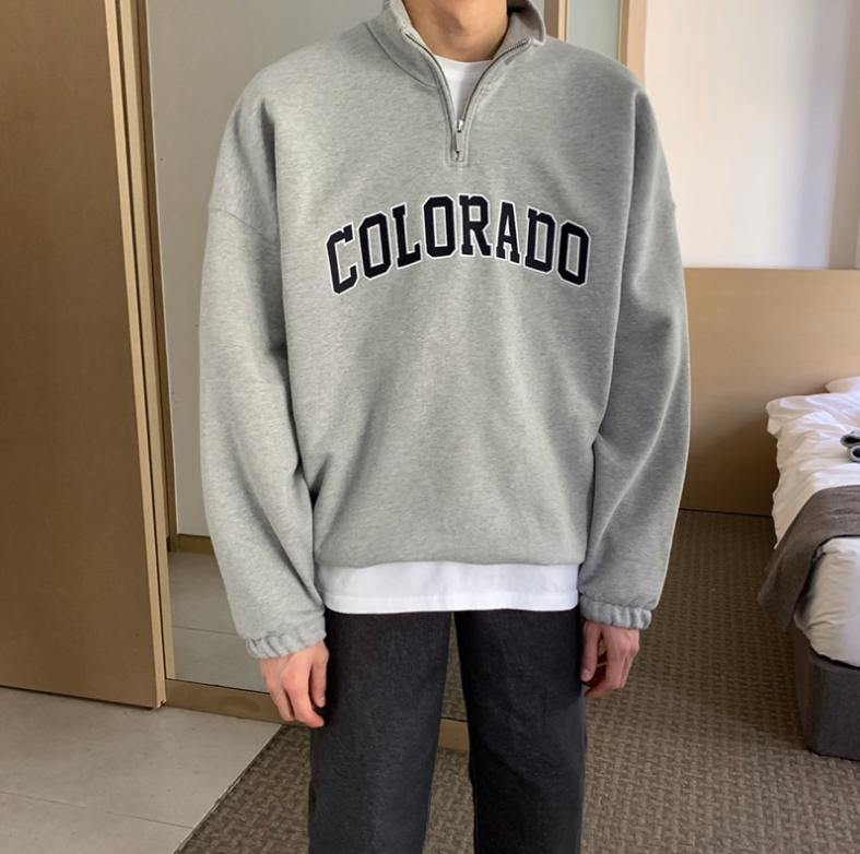 RT No. 4100 HALF ZIP-UP COLORADO TURTLENECK SWEATER