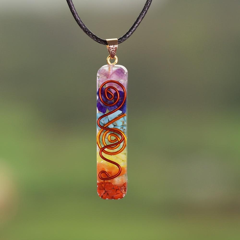 7 Chakras Pendant Necklace