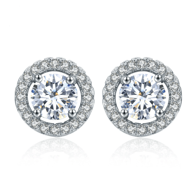 The Elizabeth Halo Earrings