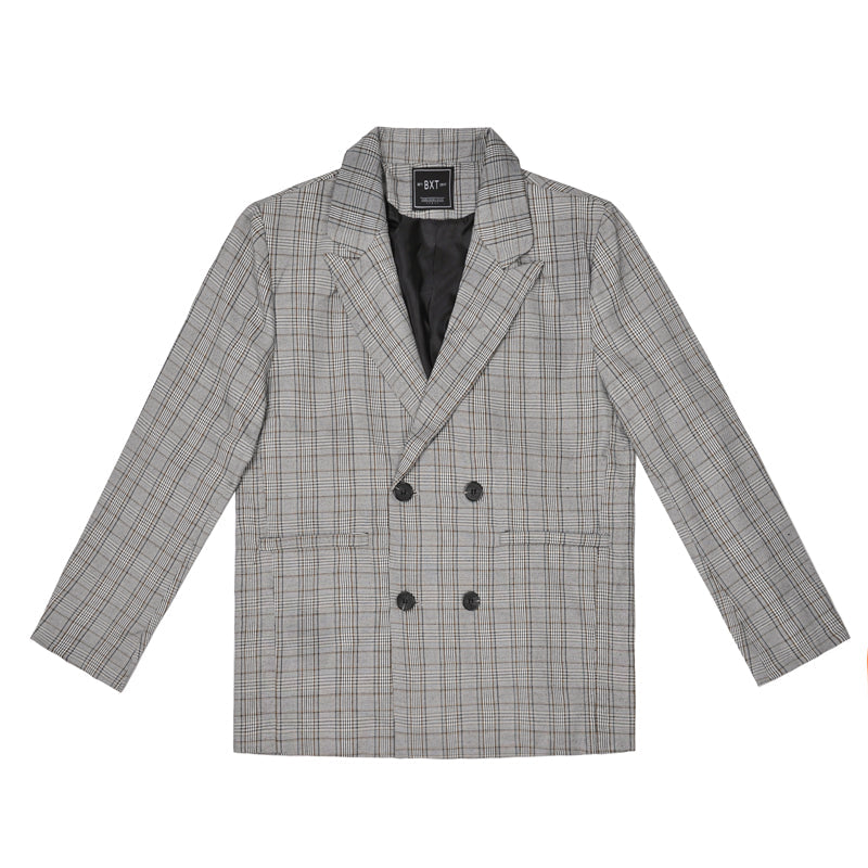 RT No. 3005 PLAID SUIT BLAZER JK