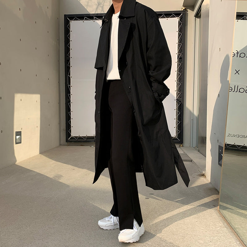 RT No. 2254 SLIT STRAIGHT WIDE PANTS