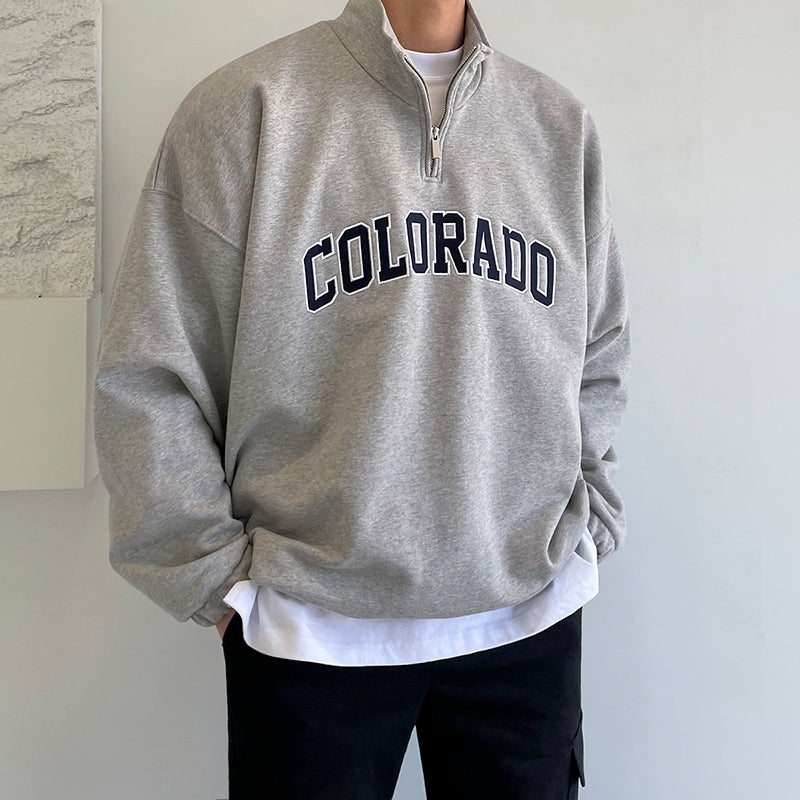 RT No. 4100 HALF ZIP-UP COLORADO TURTLENECK SWEATER