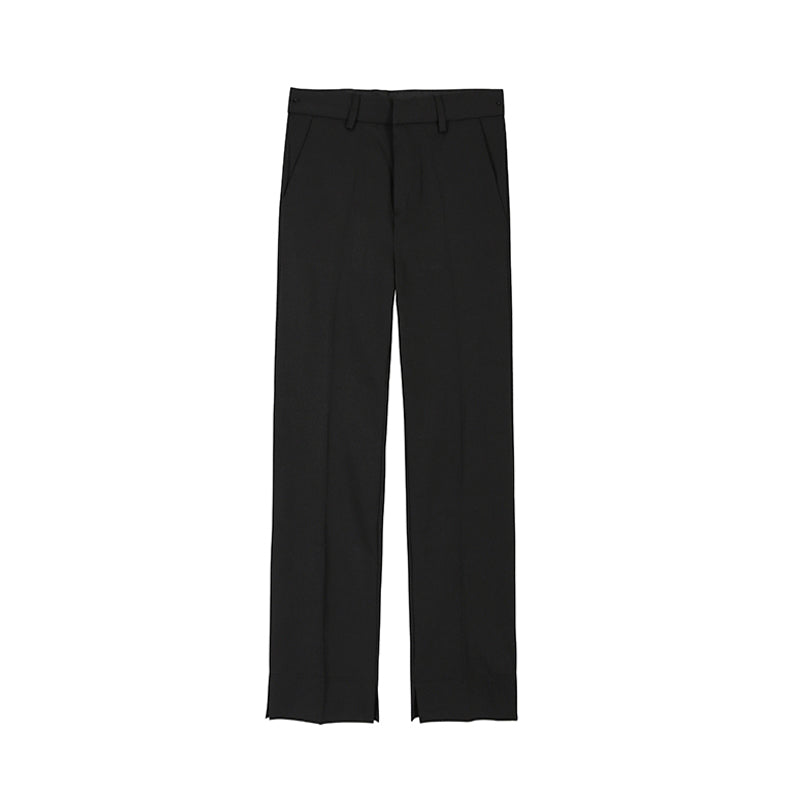 RT No. 2254 SLIT STRAIGHT WIDE PANTS