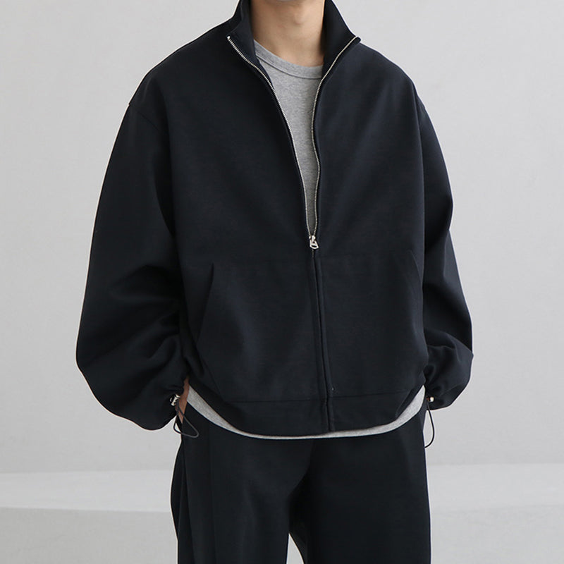 RT No. 4453 ZIP-UP COLLAR JK & WIDE SWEATPANTS