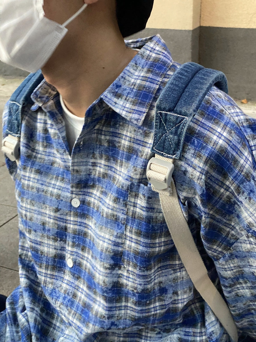 RT No. 886 WASHED PLAID SHIRT