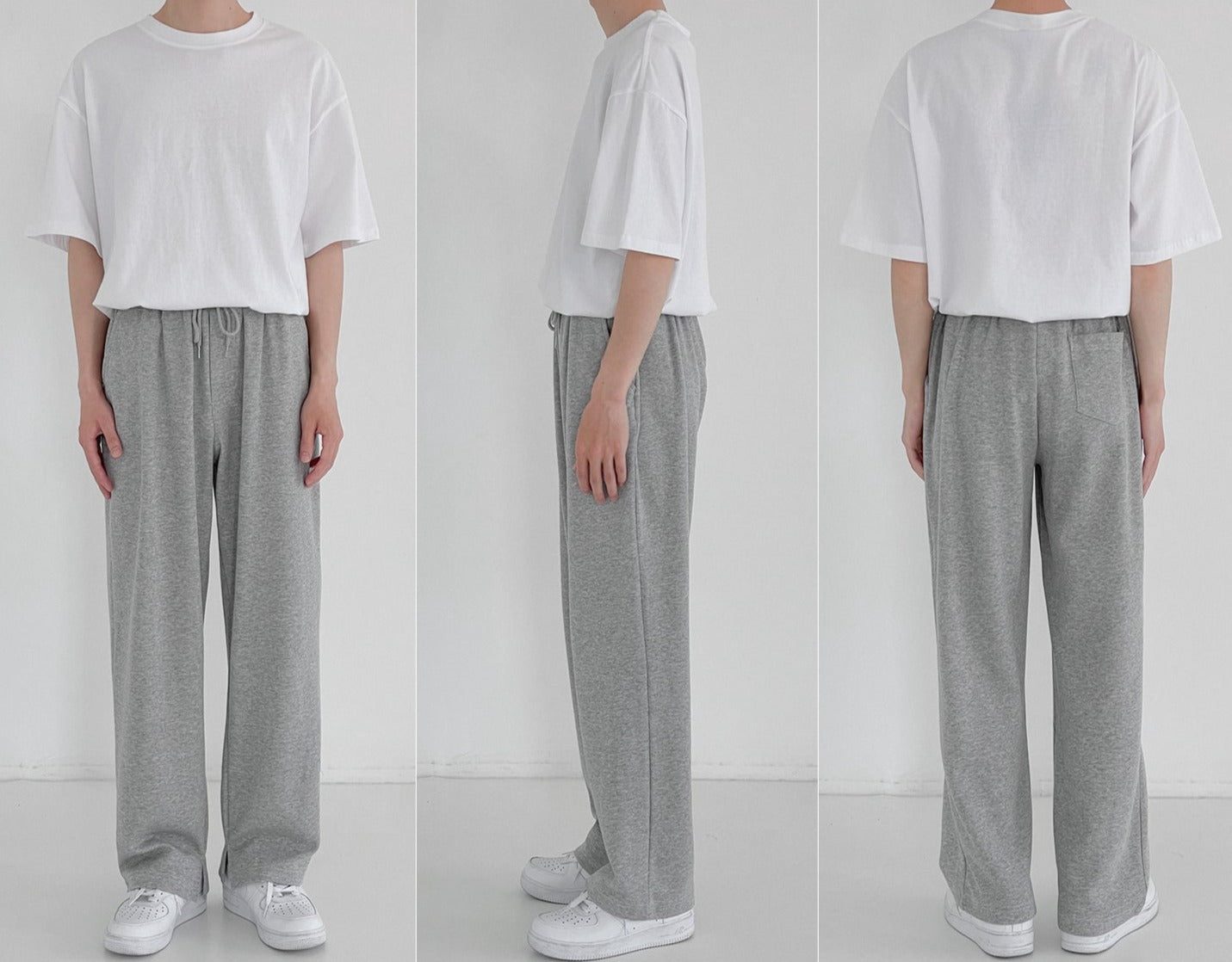 RT No. 5137 SPLIT STRAIGHT SWEATPANTS