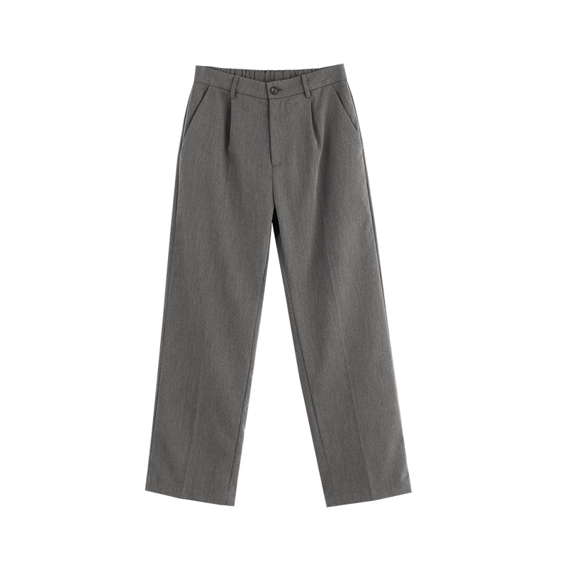 RT No. 5084 WIDE DRAPE STRAIGHT PANTS