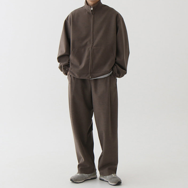 RT No. 4453 ZIP-UP COLLAR JK & WIDE SWEATPANTS