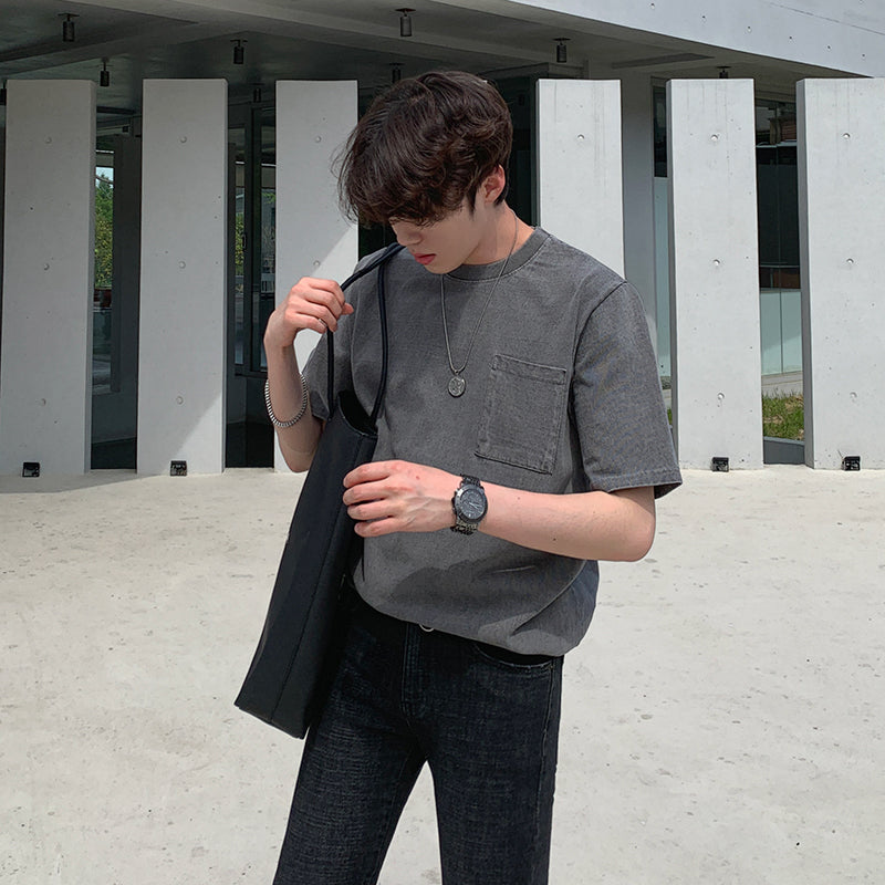 RT No. 1488 WASHED GRAY SHIRT