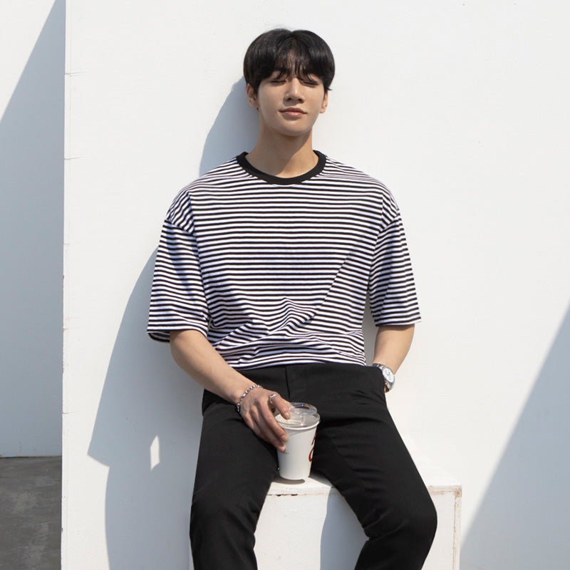 RT No. 1515 STRIPED COTTON SHIRT