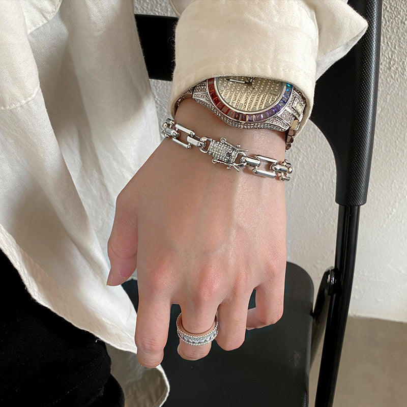 ROUND/SQUARE CHAIN BRACELET