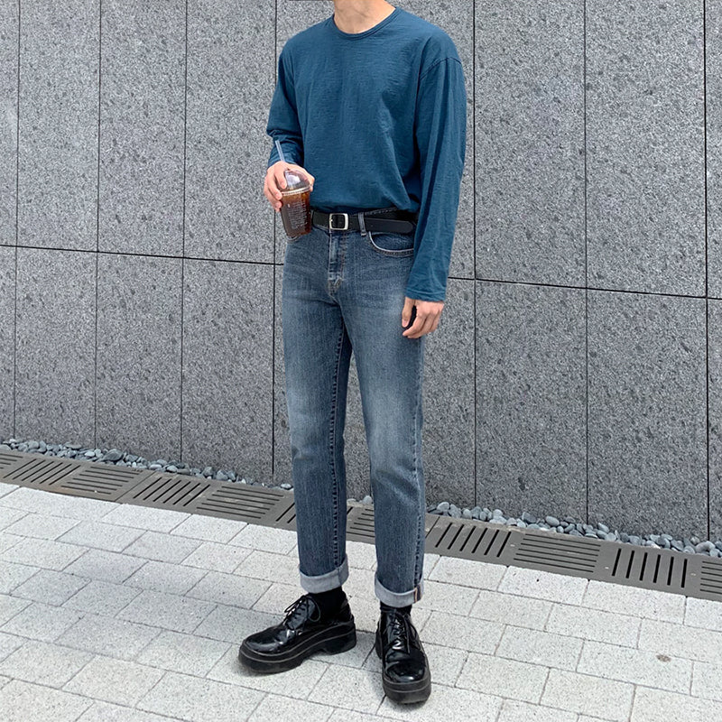 RT No. 2556 DARK WASHED DENIM JEANS