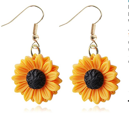 Sunflower Earrings