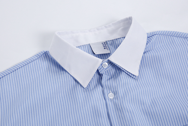 RT No. 2817 TWO-PIECE STRIPED COLLAR SHIRT