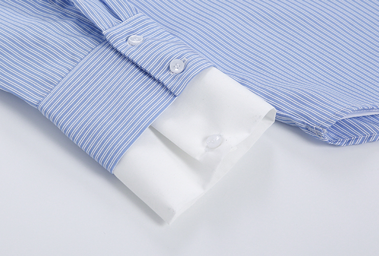 RT No. 2817 TWO-PIECE STRIPED COLLAR SHIRT